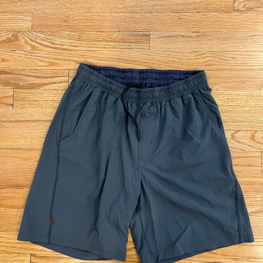 Gray rhone gym shorts